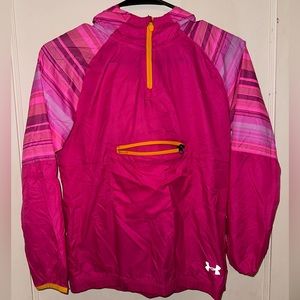 Pink Under Armour Raincoat Size Kids M